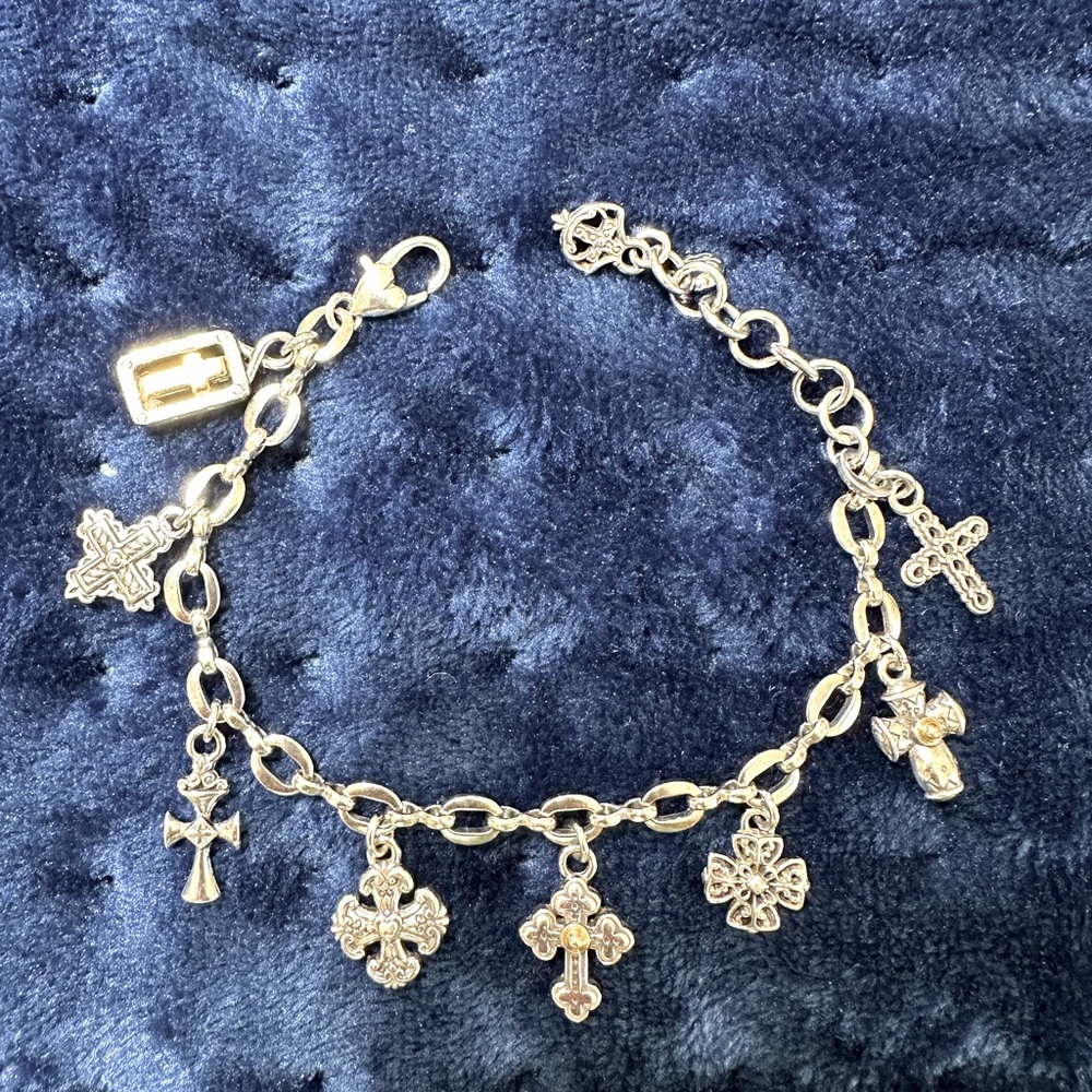 Brighton Eternity Cross Bracelet
